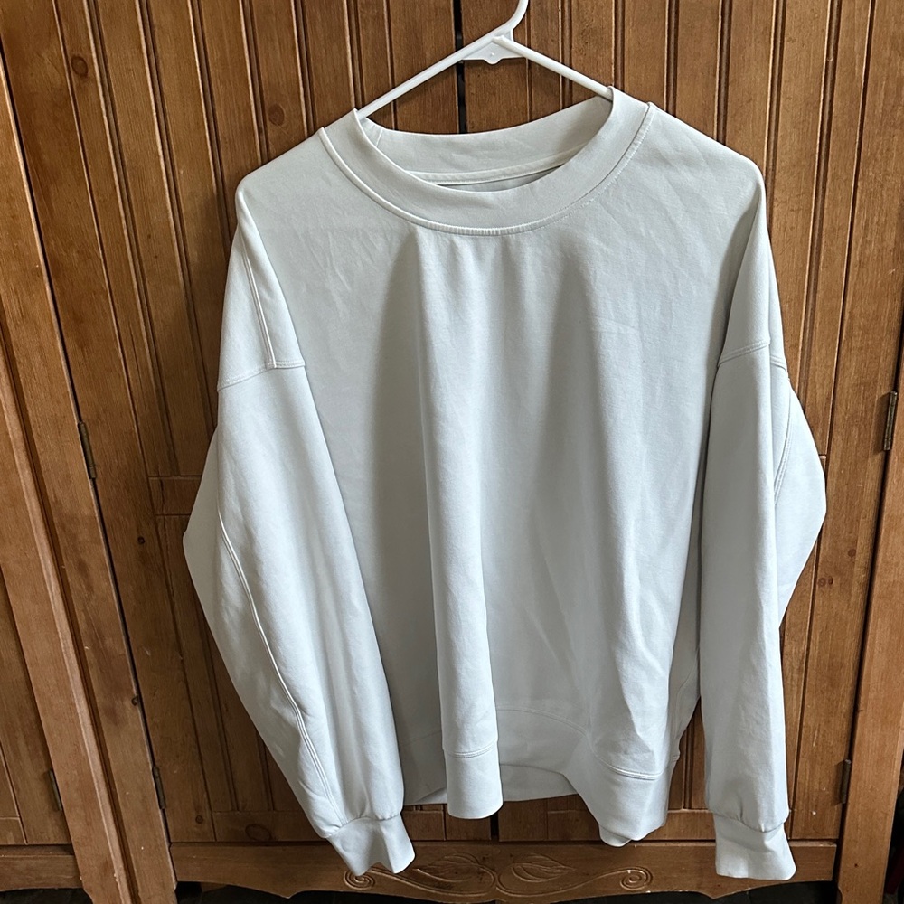 Lululemon Athletica Cream Crewneck Sweatshirt